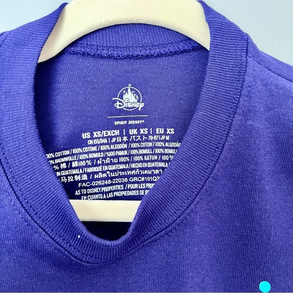 Disney sPARKling Collection Spirit Jersey | Purple | Size XS NWT - Picture 3 of 6